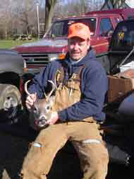 Joe goes out the next day and tracks down the 6 pointer.  Nice going Joe!