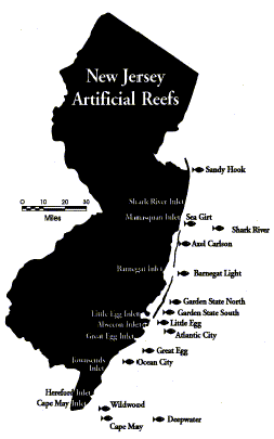 Reef location map